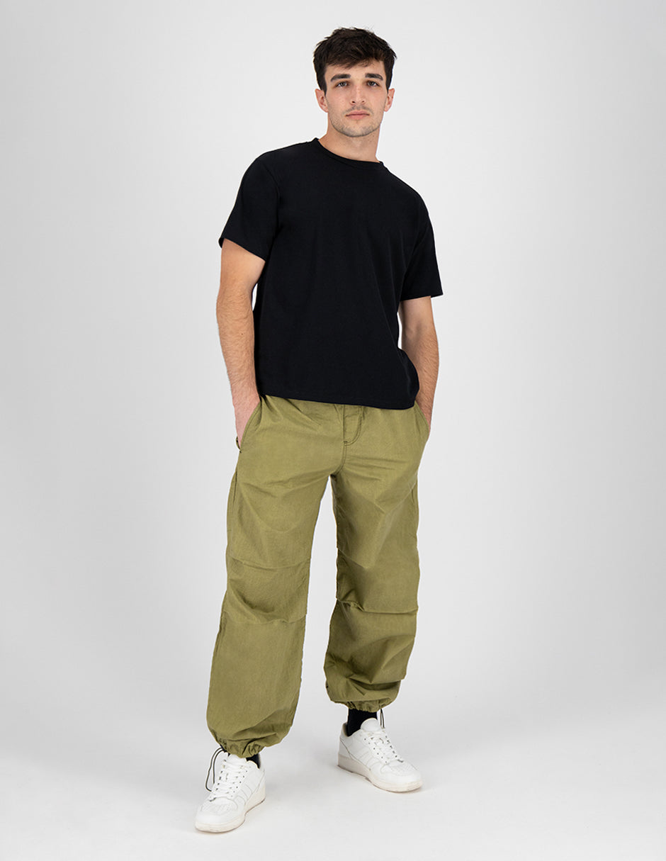 Pantalón Parachute Verde Kazu