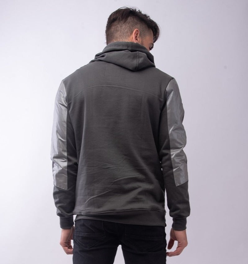 Sudadera Gris Rat Reverso