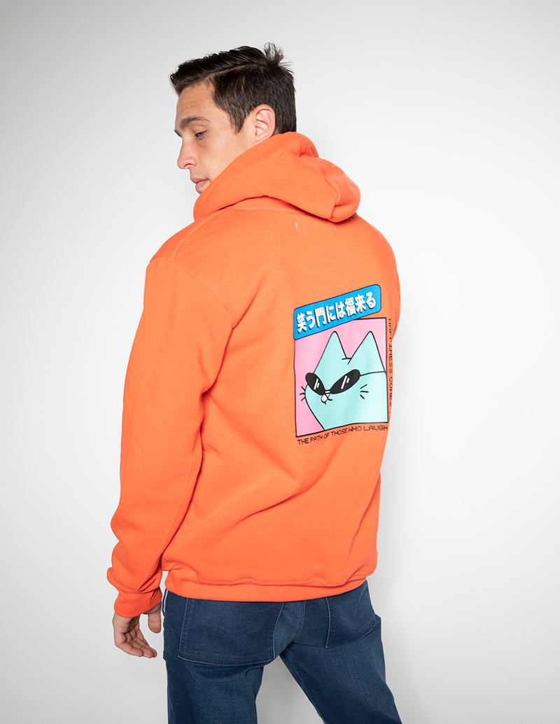 Sudadera Naranja Orenaji Reverso