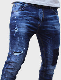 Jeans Ari Mezclilla Premium Acercamiento